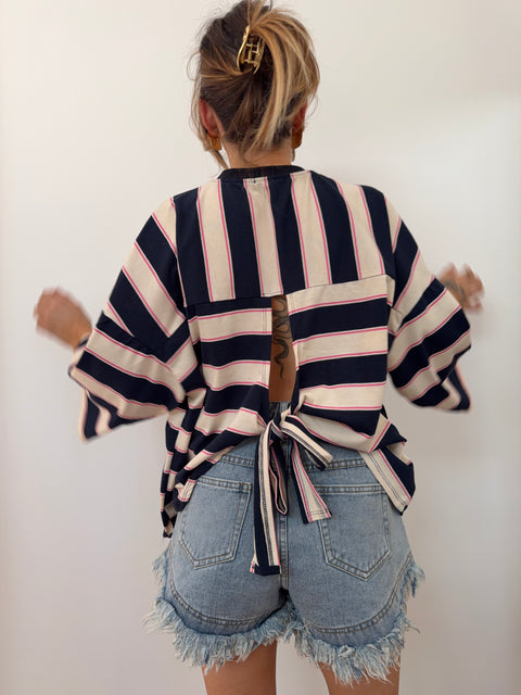 Short en jean - bleu
