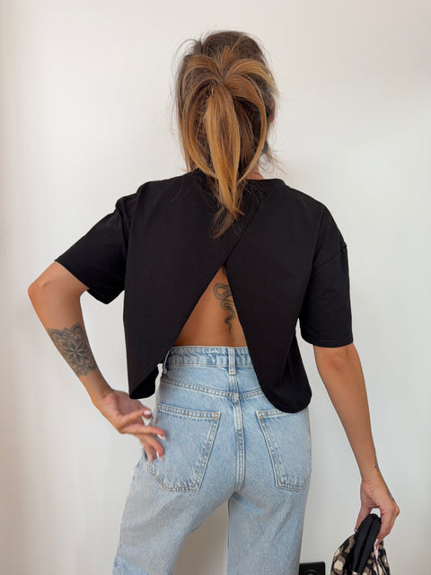 T-shirt Mia Lover's - noir