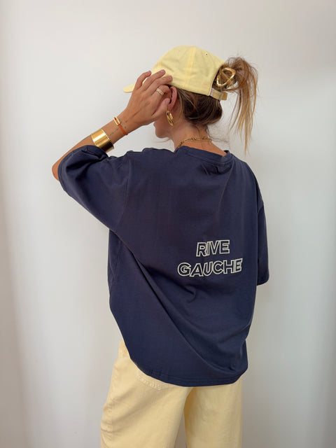 T-shirt Rive Gauche - bleu marine