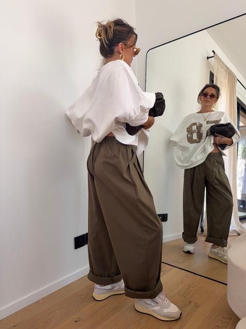 Pantalon léger kaki