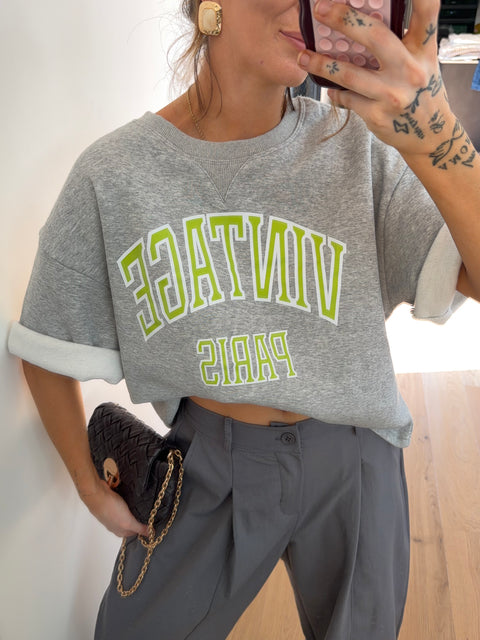 Sweat Vintage - gris
