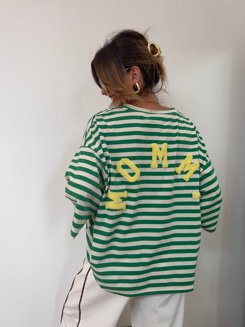 Camiseta Mommy - verde