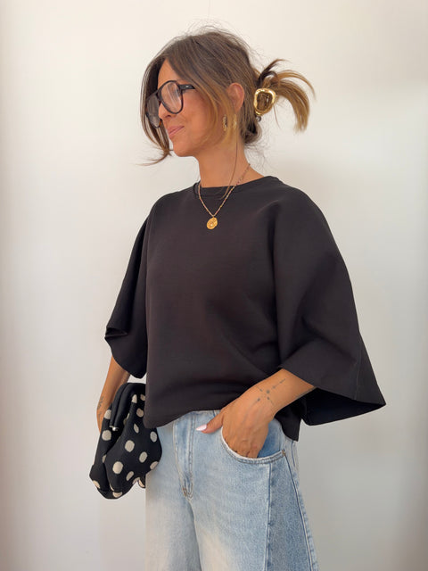 Sweat léger parfait - noir
