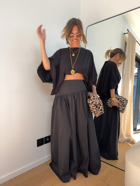 Jupe oversize - noire