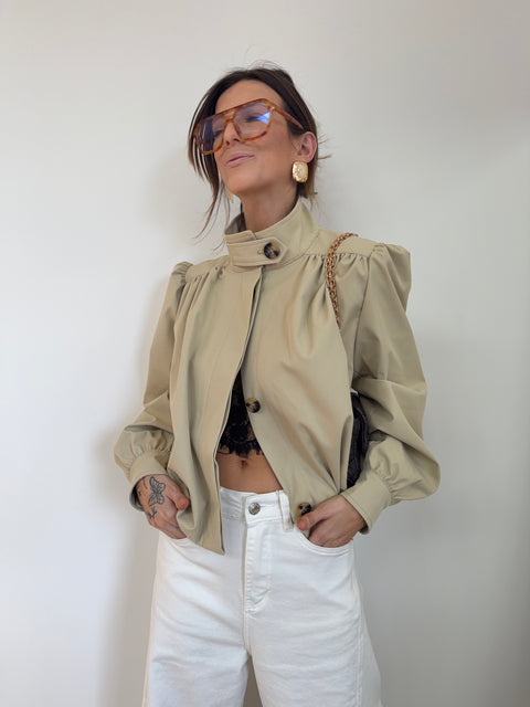 Chaqueta corta - salvia