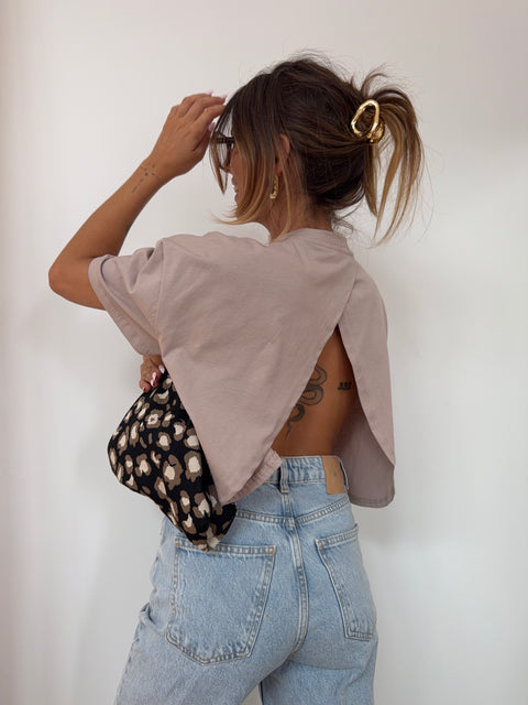 T-shirt Mia Lover's - taupe