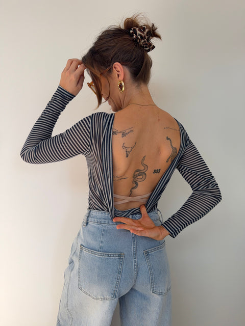 Soutien gorge dos nu - nude