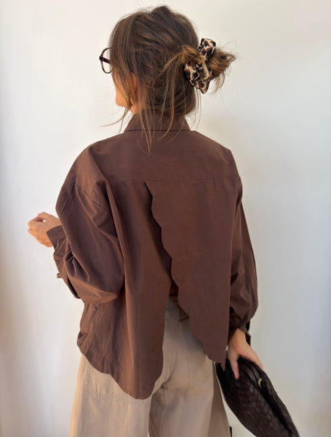 Chemise Flora - choco