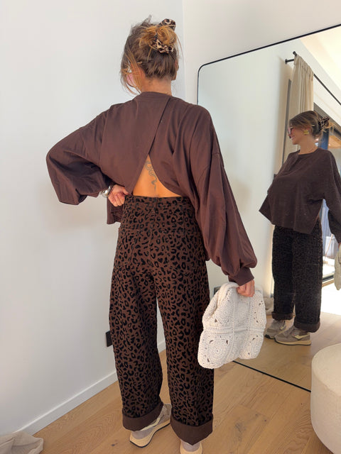 Jeans Mayron - leopard