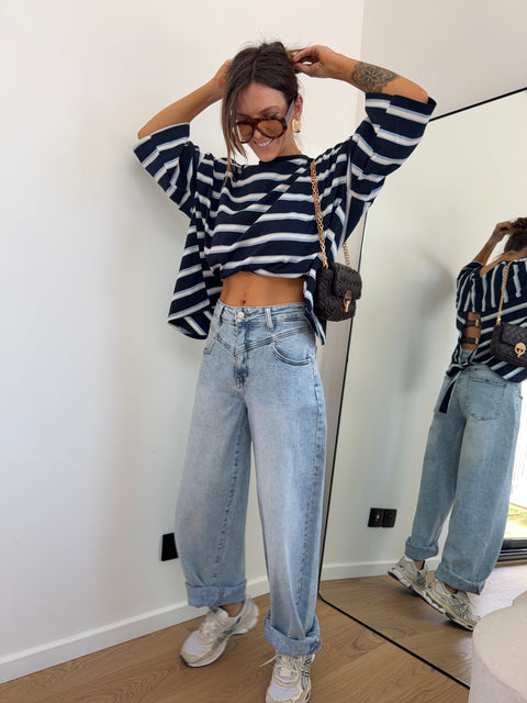 Jeans couture à la taille - Malo