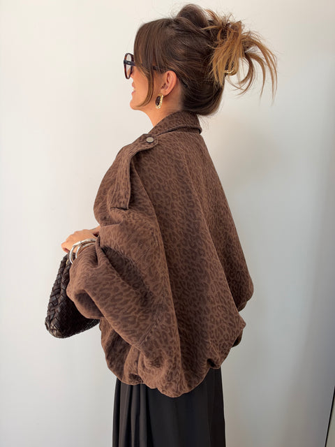 Veste leopard effet velours - Denver
