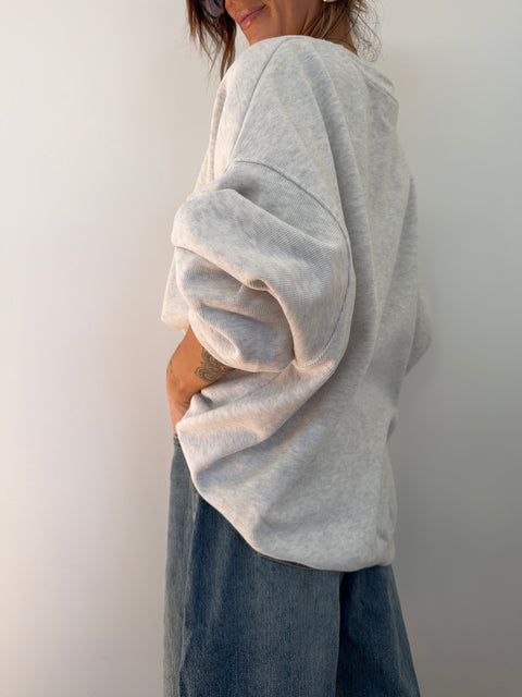 Sweat Marlon - gris chiné