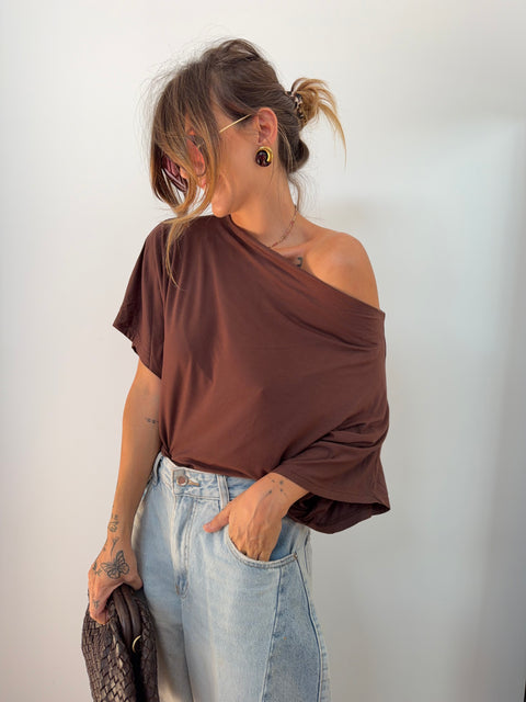 T-shirt Calvi - chocolat