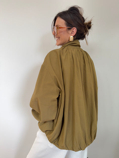 Veste oversize - olive