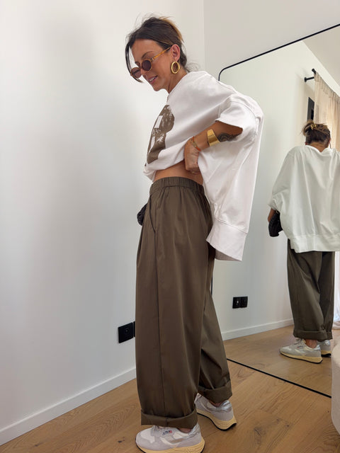Pantalon léger kaki
