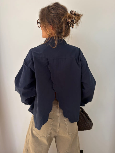 Chemise Flora - bleu marine