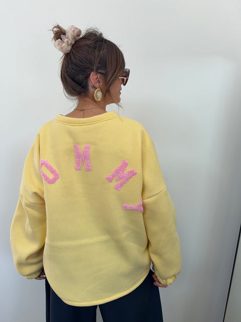 Pull MOMMY - jaune