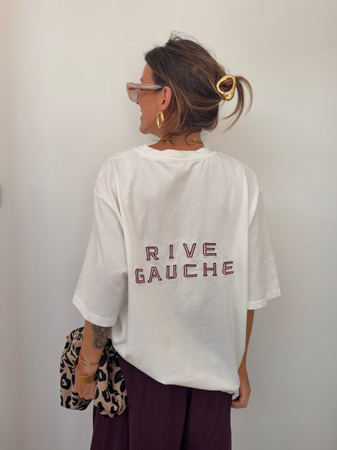 T-shirt Rive Gauche - blanc