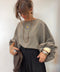 Haut manches bouffantes - IBIZA taupe