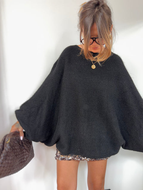 Pull oversize - noir