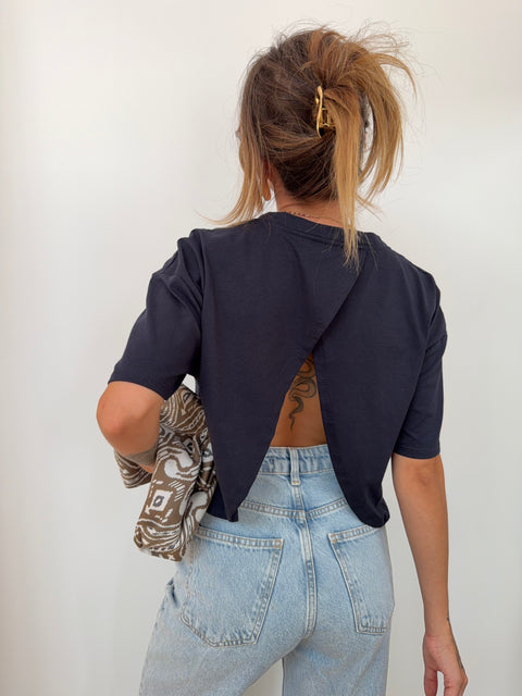 T-shirt Mia Lover's - bleu marine