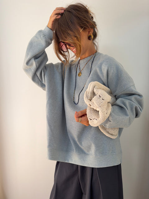 Sweat Marlon - bleu ciel