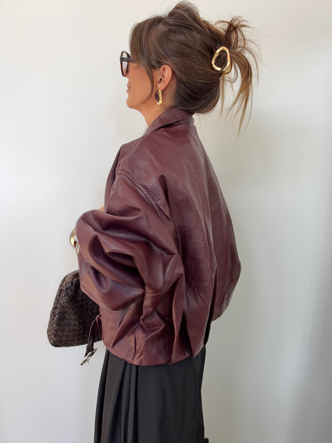 Veste simili Dakota - Bordeaux