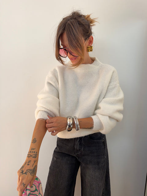 Pull parfait - blanc