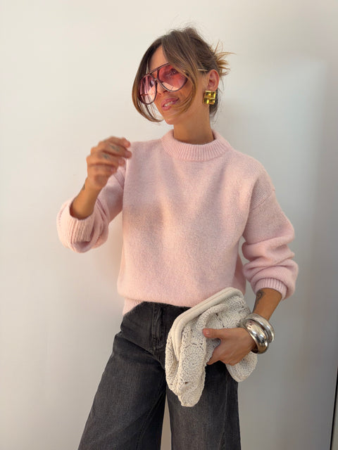 Pull parfait - rose poudré