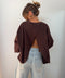 T-shirt long Mia - choco