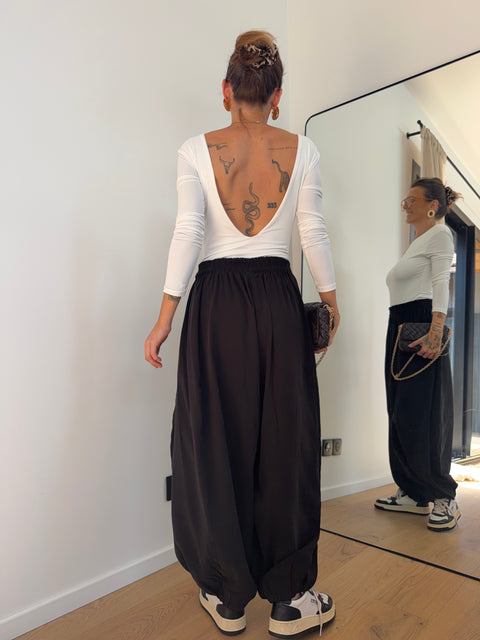 Pantalon ballon - noir (pré commande)