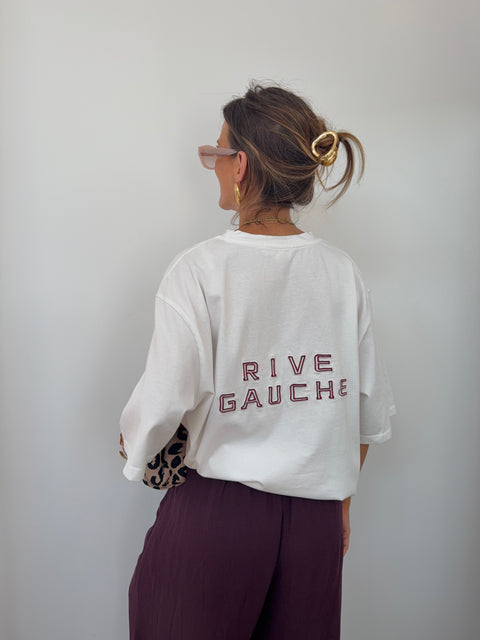 T-shirt Rive Gauche - blanc