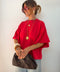 T-shirt épais parfait - rouge