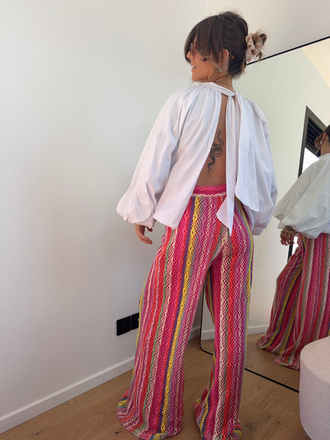 Pantalon crochet - color 🇫🇷