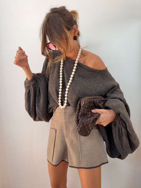 Pull Seville - choco chiné