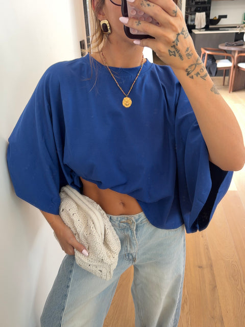 T-shirt parfait bleu roi