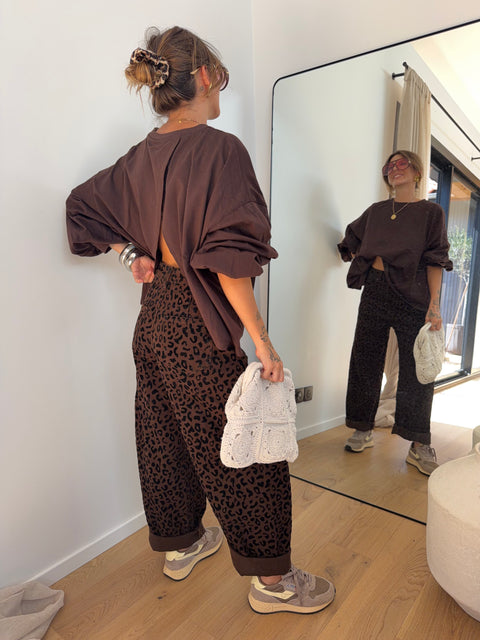 Jeans Mayron - leopard