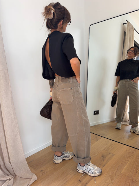 Jeans Beige délavé - Marley