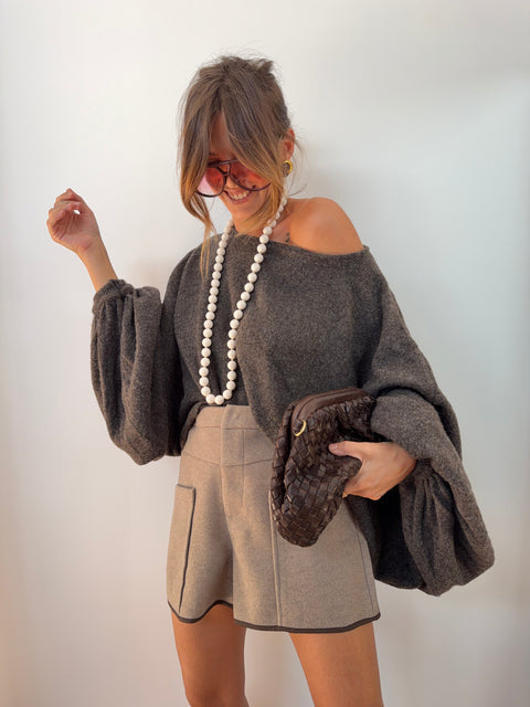 Pull Seville - choco chiné