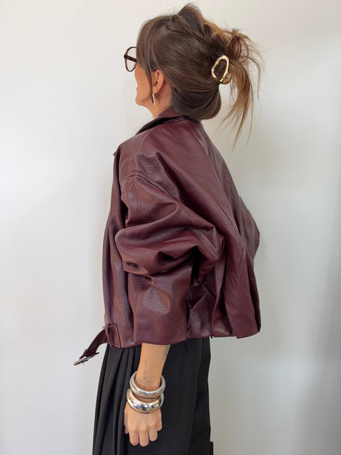 Veste simili Dakota - Bordeaux