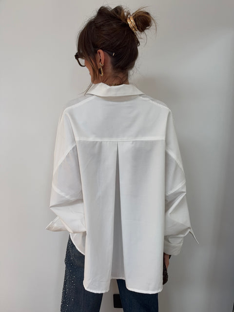 Chemise blanche coupe oversize - Stella