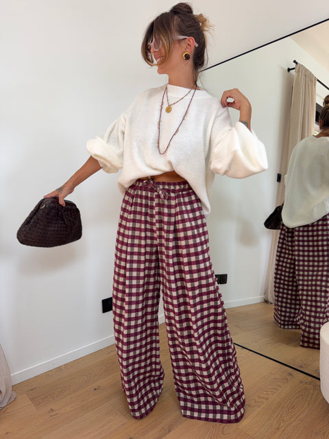 Pantalon Hazel - prune