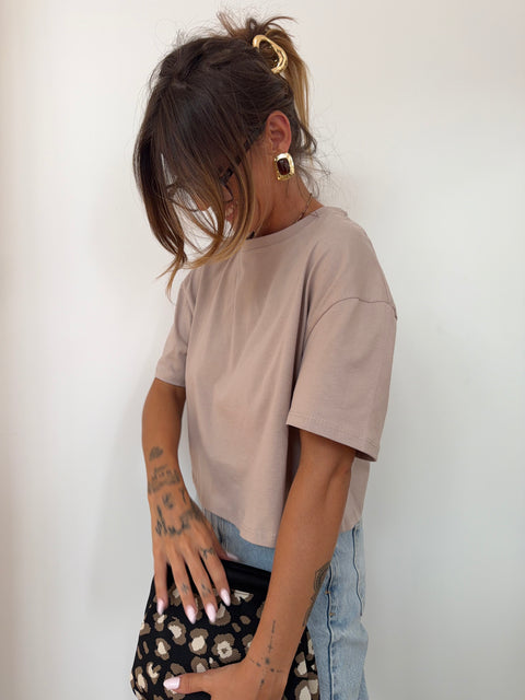 T-shirt Mia Lover's - taupe