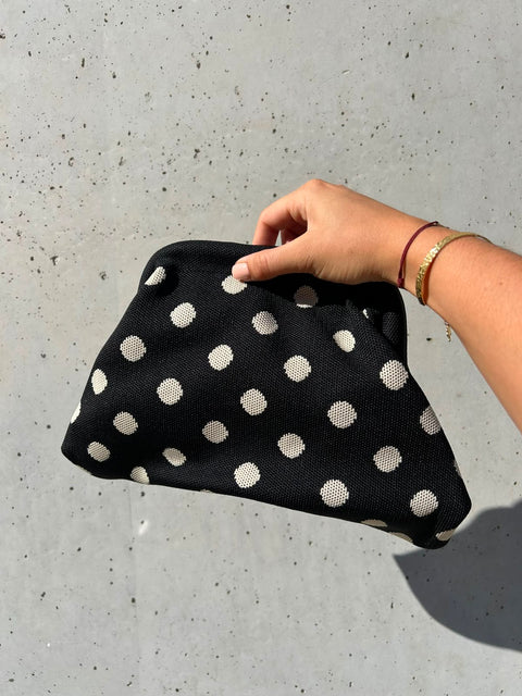 Pochette - à pois noire
