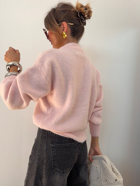 Pull parfait - rose poudré