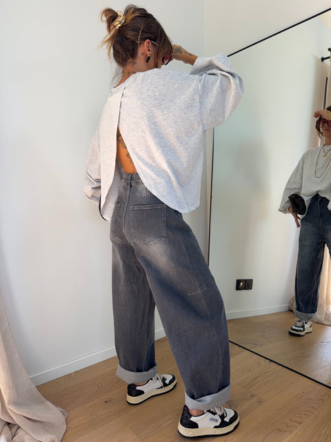 Jeans Mayron - gris clair