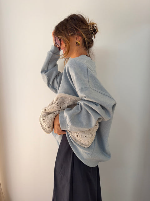 Sweat Marlon - bleu ciel