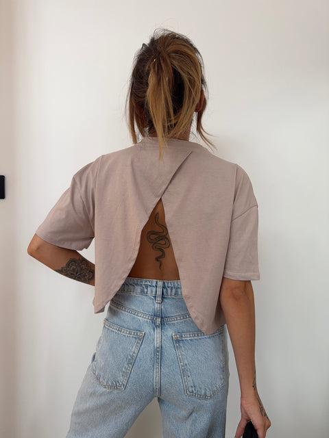 T-shirt Mia Lover's - beige