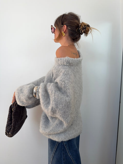 Pull Marlon - gris clair