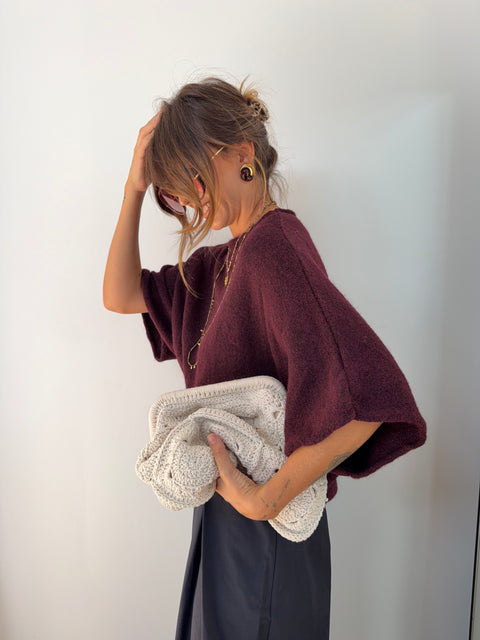 Pull Paris - prune (pré commande)